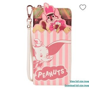 Loungefly Dumbo Exclusive Circus Peanuts Wristlet Wallet